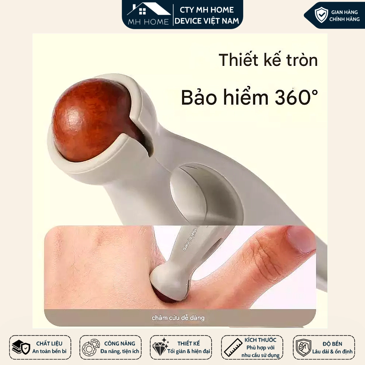 Dụng cụ mát xa ngón tay trị liệu bấm huyệt để giảm cơ Massage kinh tuyến để cải thiện tuần hoàn máu